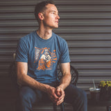 10 Year Raccoon Tee, Denim