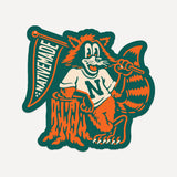 10 Year Raccoon Sticker