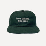 Love Where You Live Camper Cap