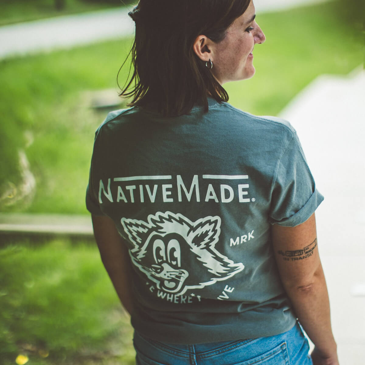 NativeMade "Love Where You Live" Pocket Tee