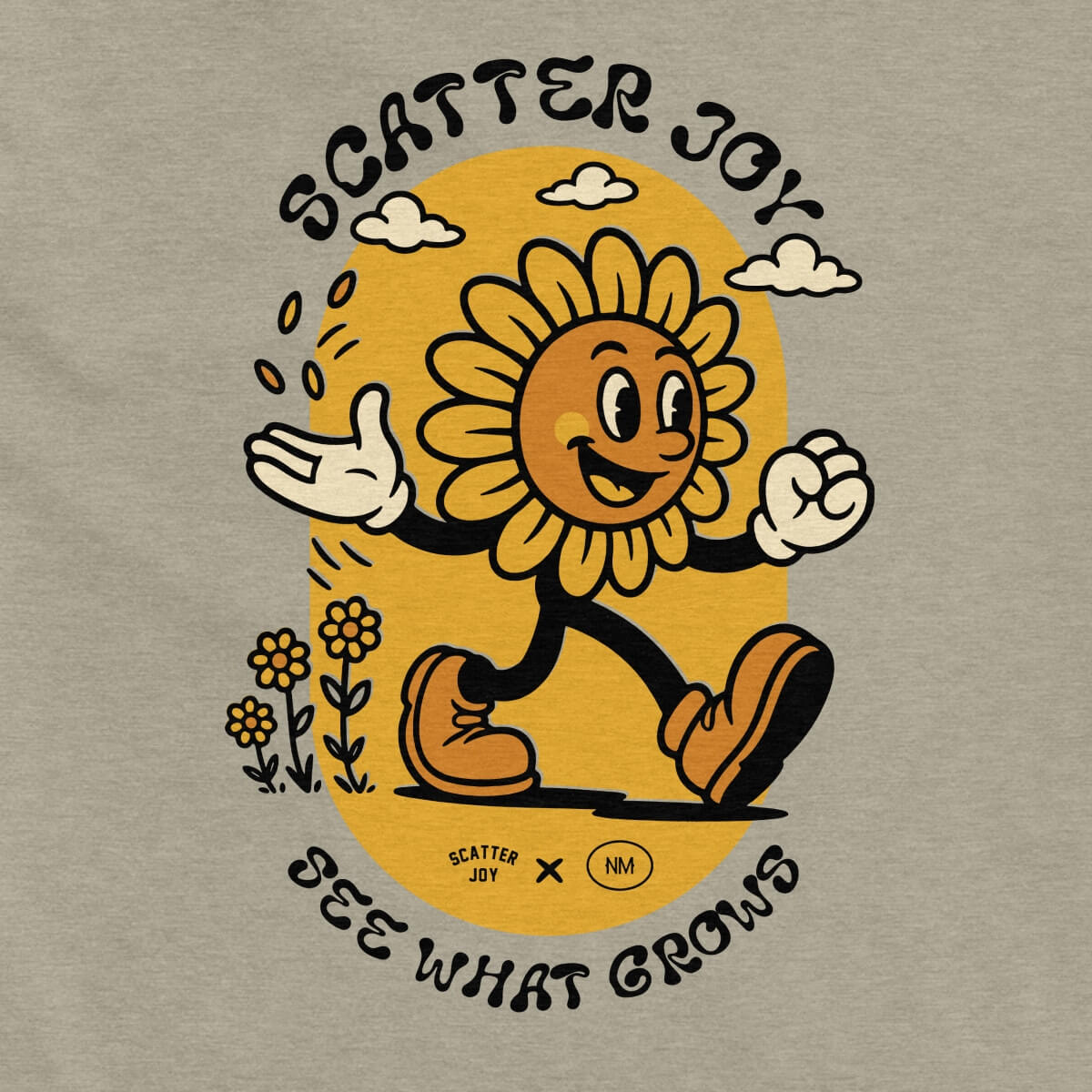 Scatter Joy x NM Sunflower Long Sleeve - 100% OF THE PROFITS FRONT THIS SHIRT WILL BE DONATED