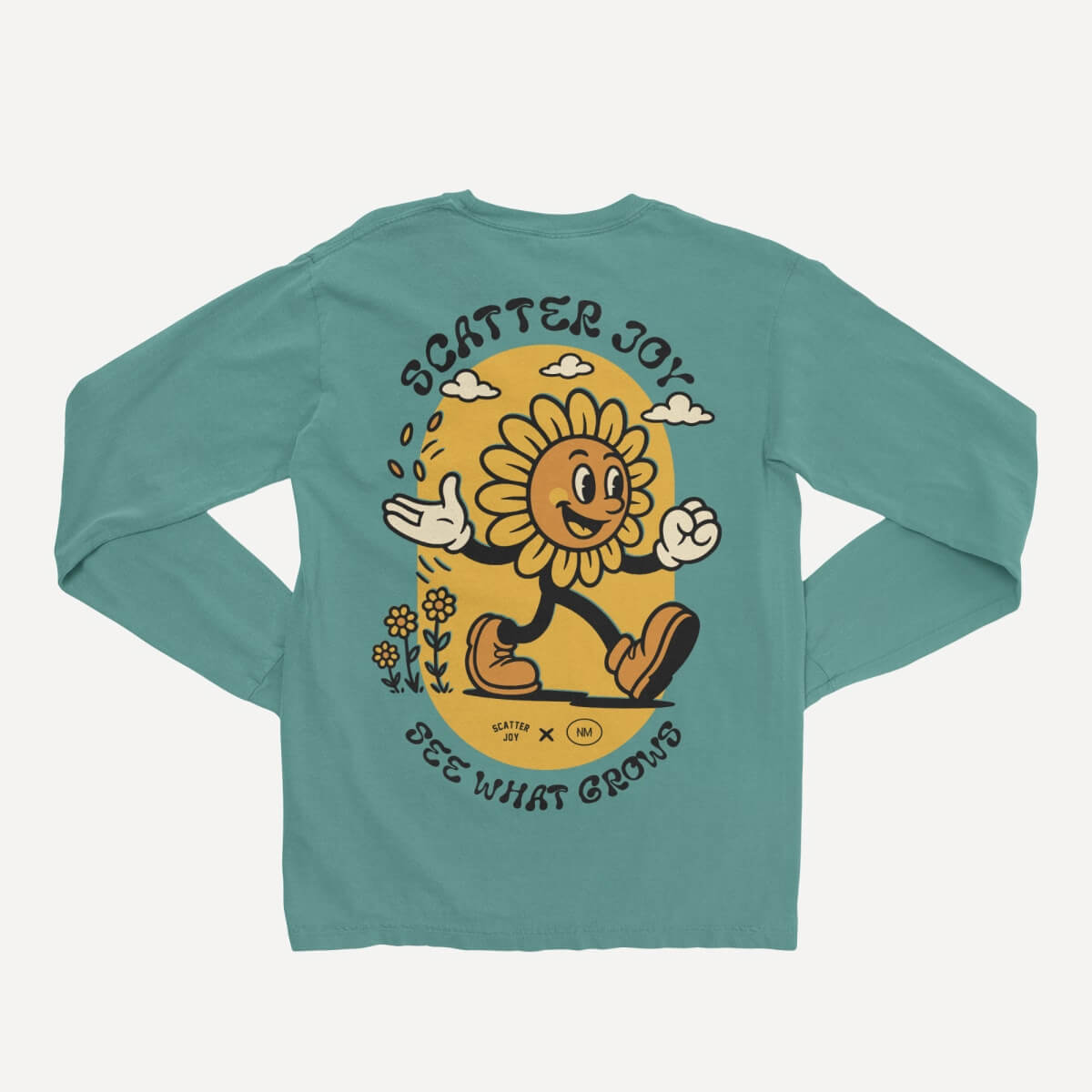Scatter Joy x NM Sunflower Long Sleeve - 100% OF THE PROFITS FRONT THIS SHIRT WILL BE DONATED