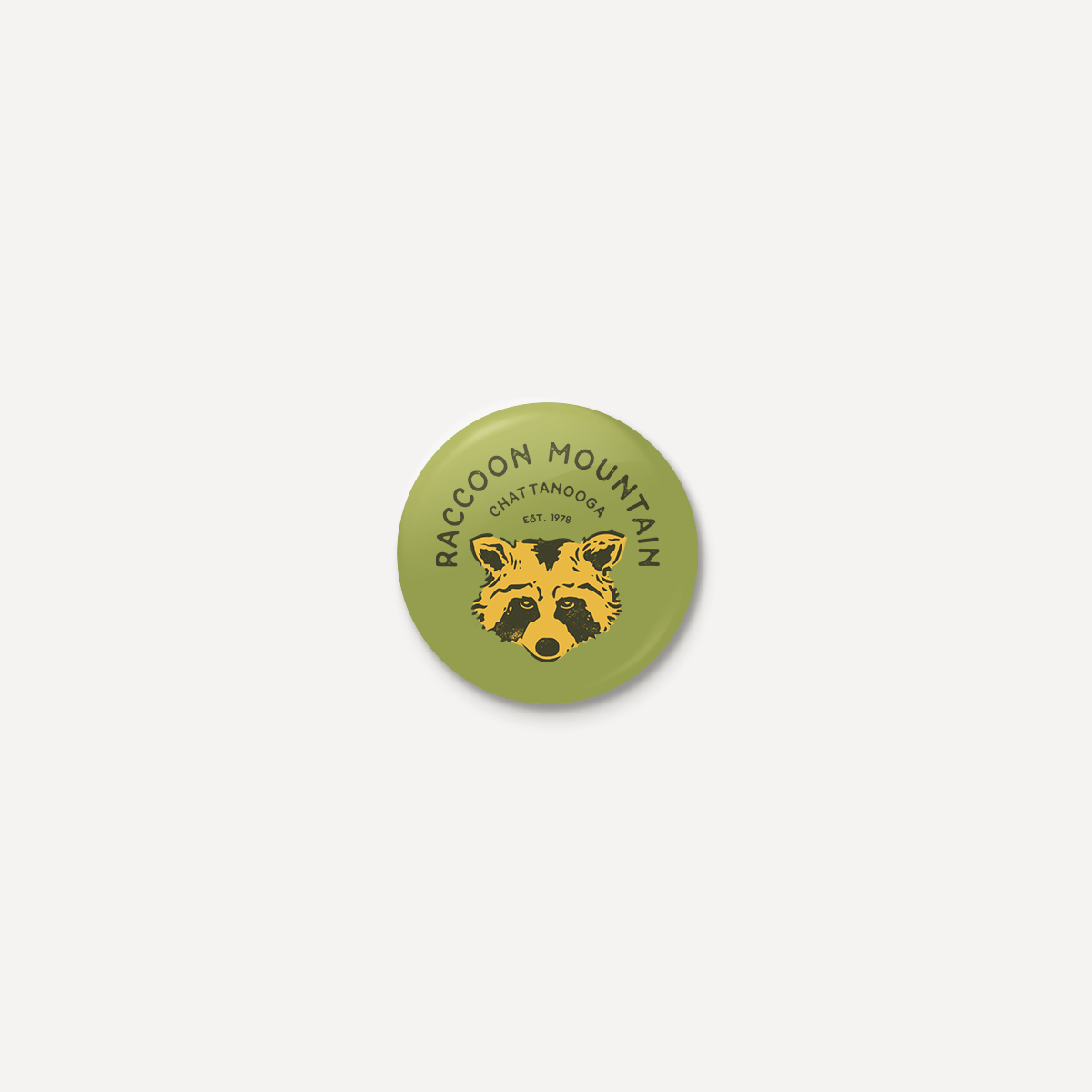 Raccoon MTN. Button