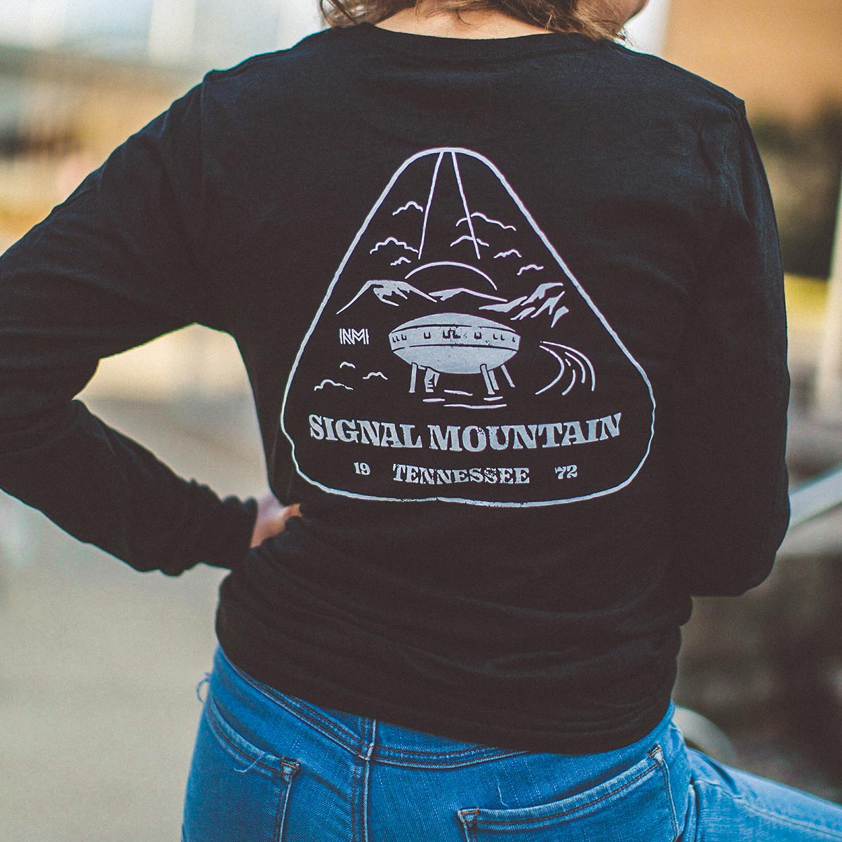 Signal Mtn. Spaceship House Long Sleeve Tee