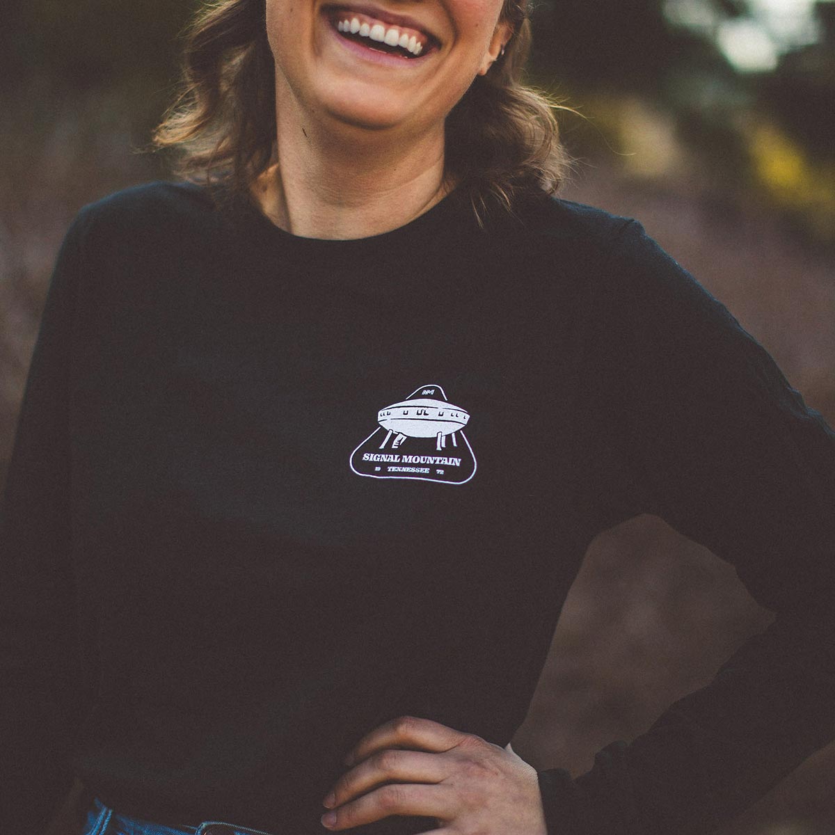 Signal Mtn. Spaceship House Long Sleeve Tee