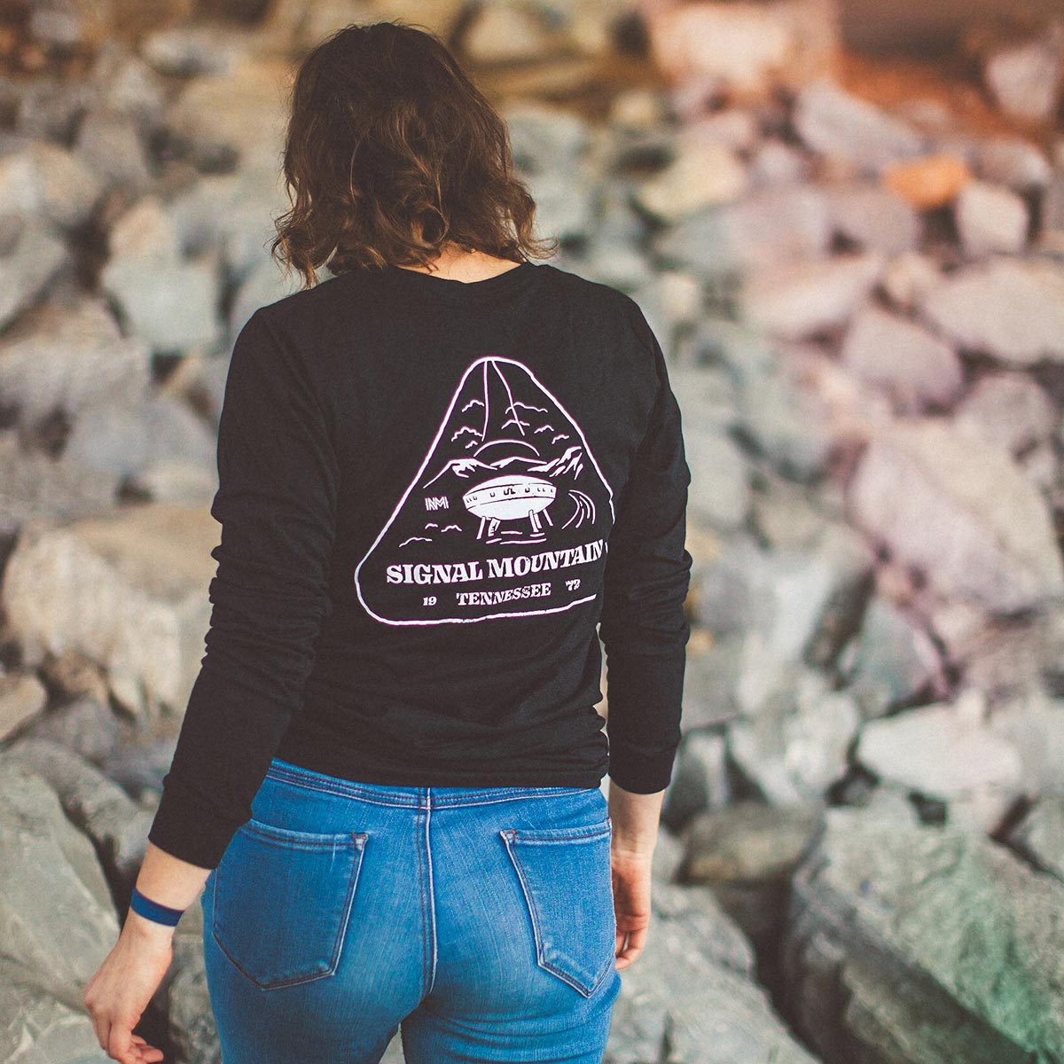Signal Mtn. Spaceship House Long Sleeve Tee